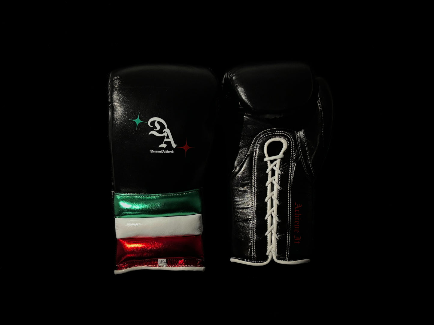 DA Custom Lace-Up Boxing Gloves